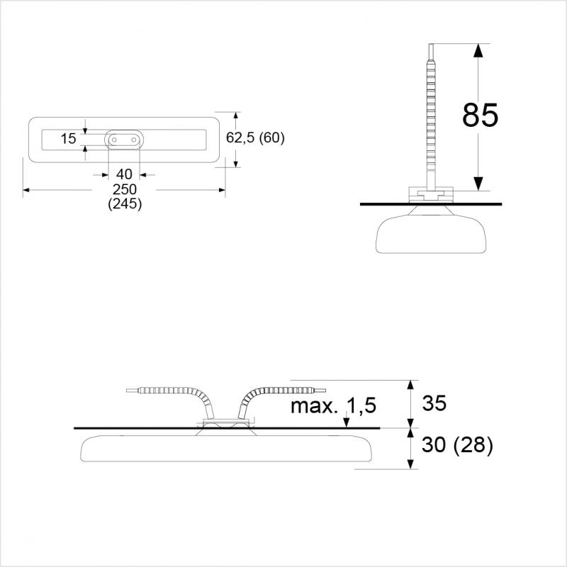 Elstein -  T-HTS/1 Ceramic Infared Panel Heaters