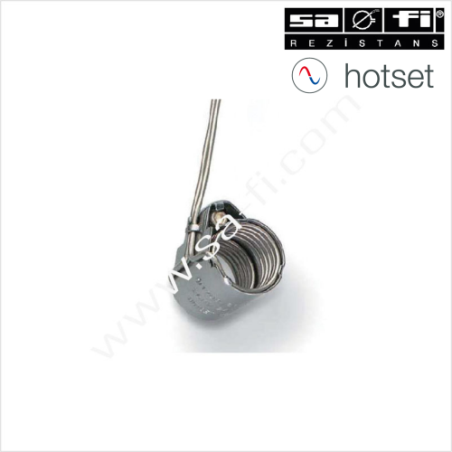 HOTSET 1.3 x 2.3mm Sıcak Yolluk Kelepçeli Spiral Rezistans 230V 268W